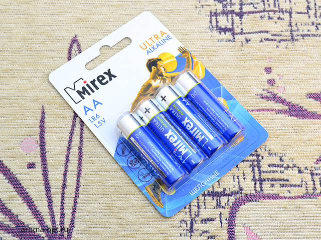 Батарейки Mirex щелочная пальчик LR06 1 шт